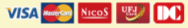 VISA, MASTER, NICOS, UFJ, DC,JCB, AMEX,DINERS �������Ѥˤʤ�ޤ���