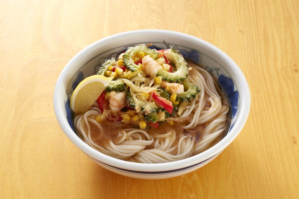 夏野菜のかきあげ