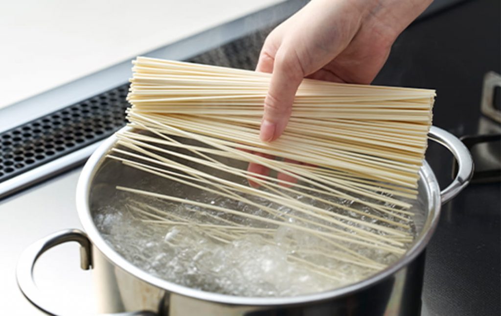 1束に対してお湯は1L