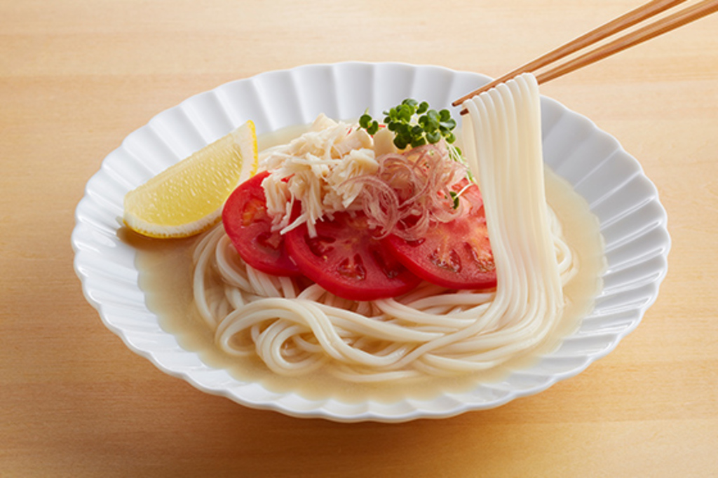 トマト水のさっぱりだし涼麺
