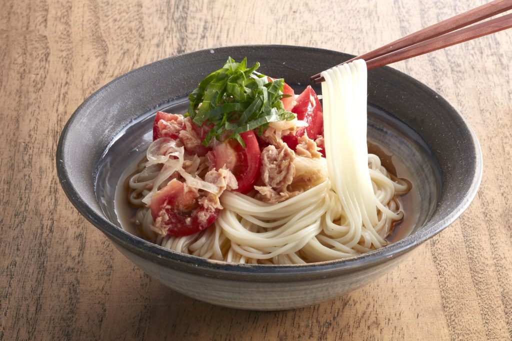 ツナトマトそうめん