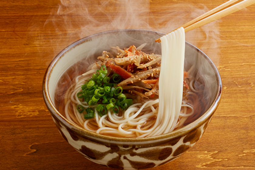 新ごぼうの塩きんぴら麺