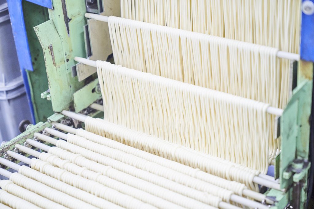 オカベの麺熟成工程