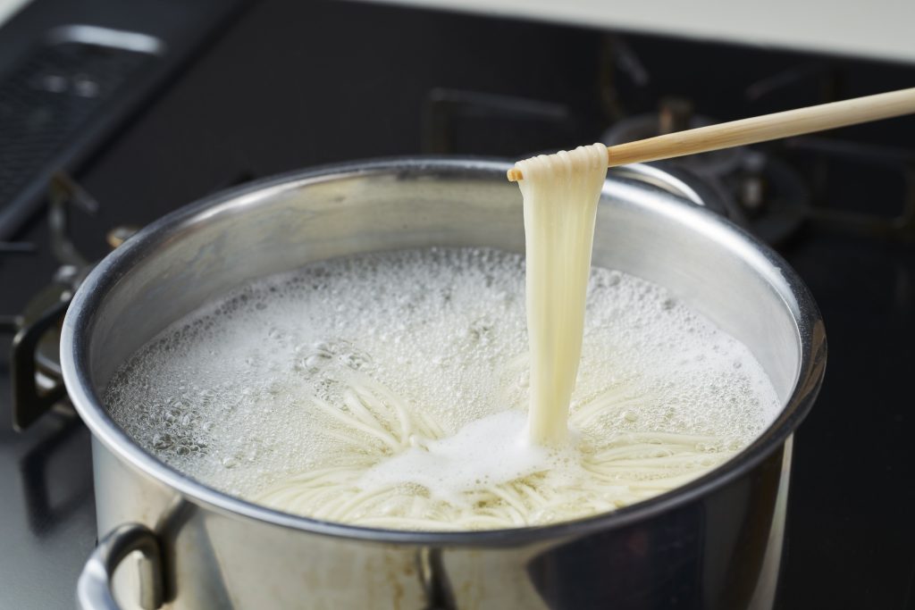 オカベの麺の茹で方