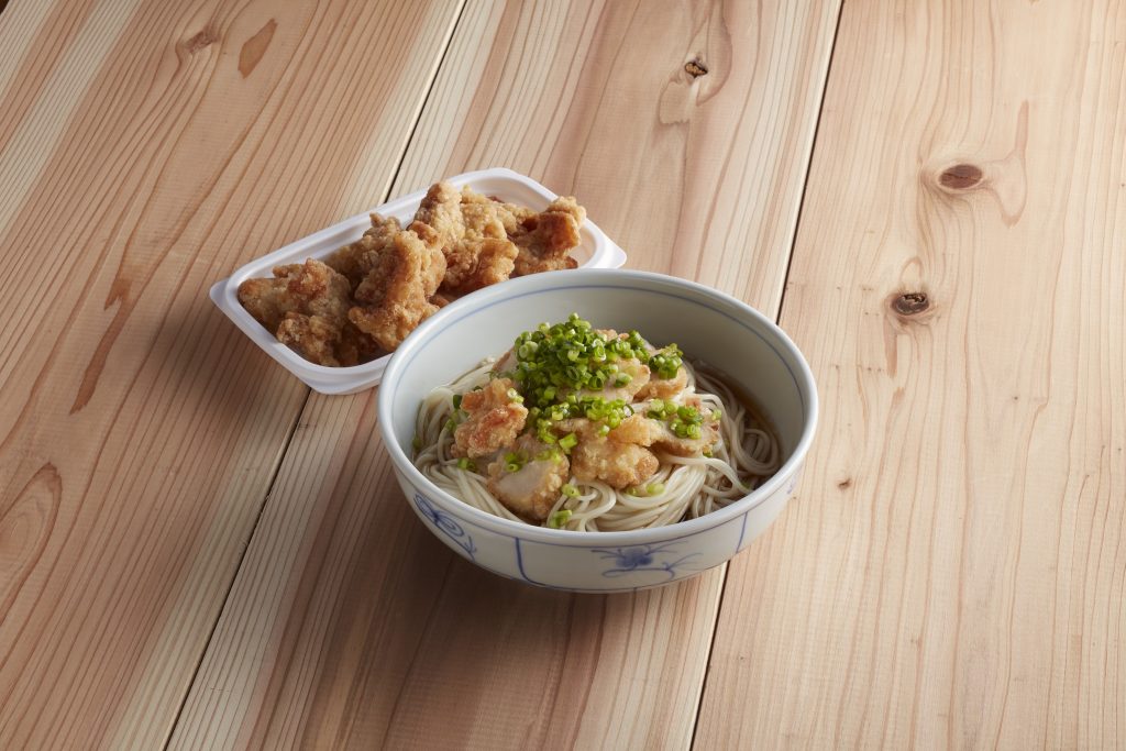 唐揚げそうめん