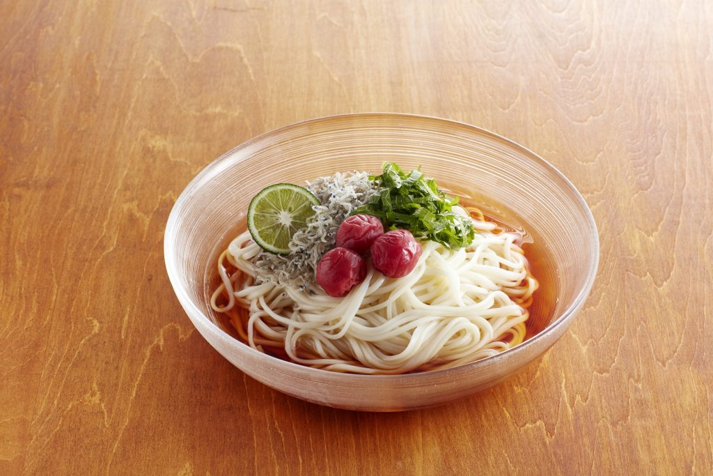 梅×そうめん