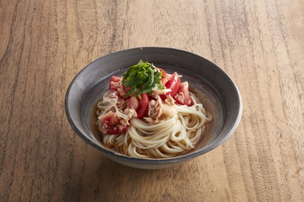 トマト×ツナ缶×そうめん