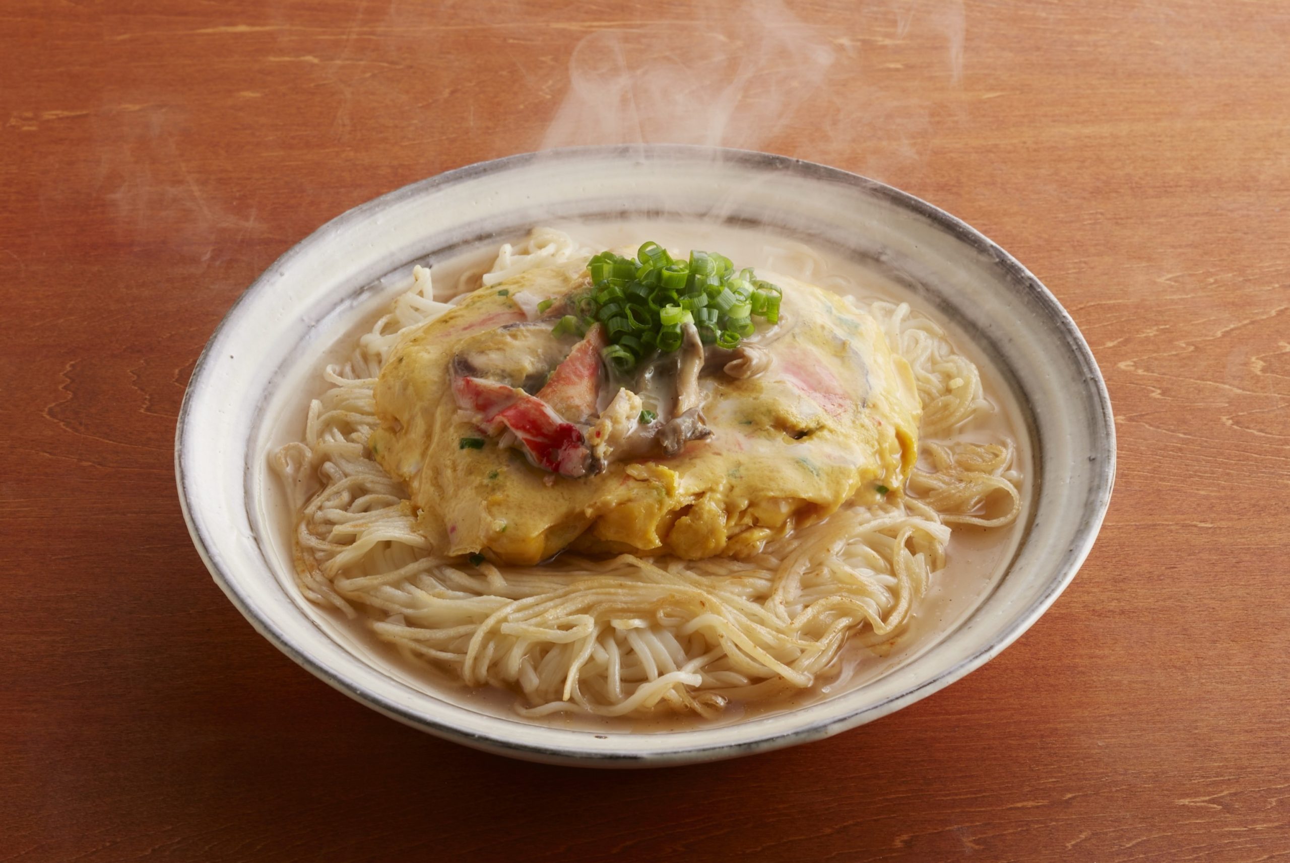 きのこかに玉あんかけ麺