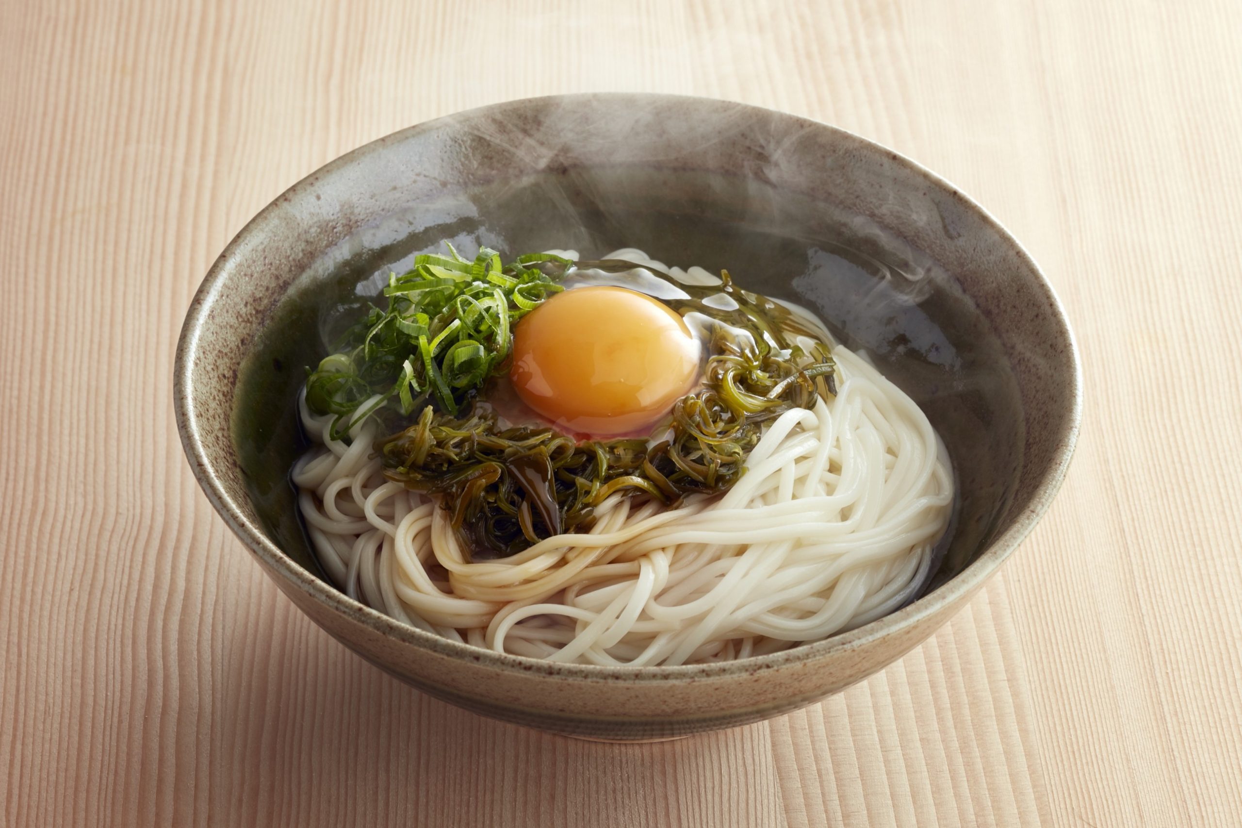 めかぶ釜玉麺