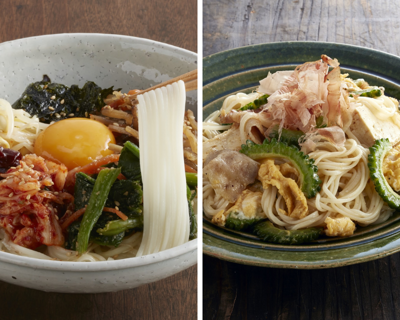 韓国風_そうめんチャンプル