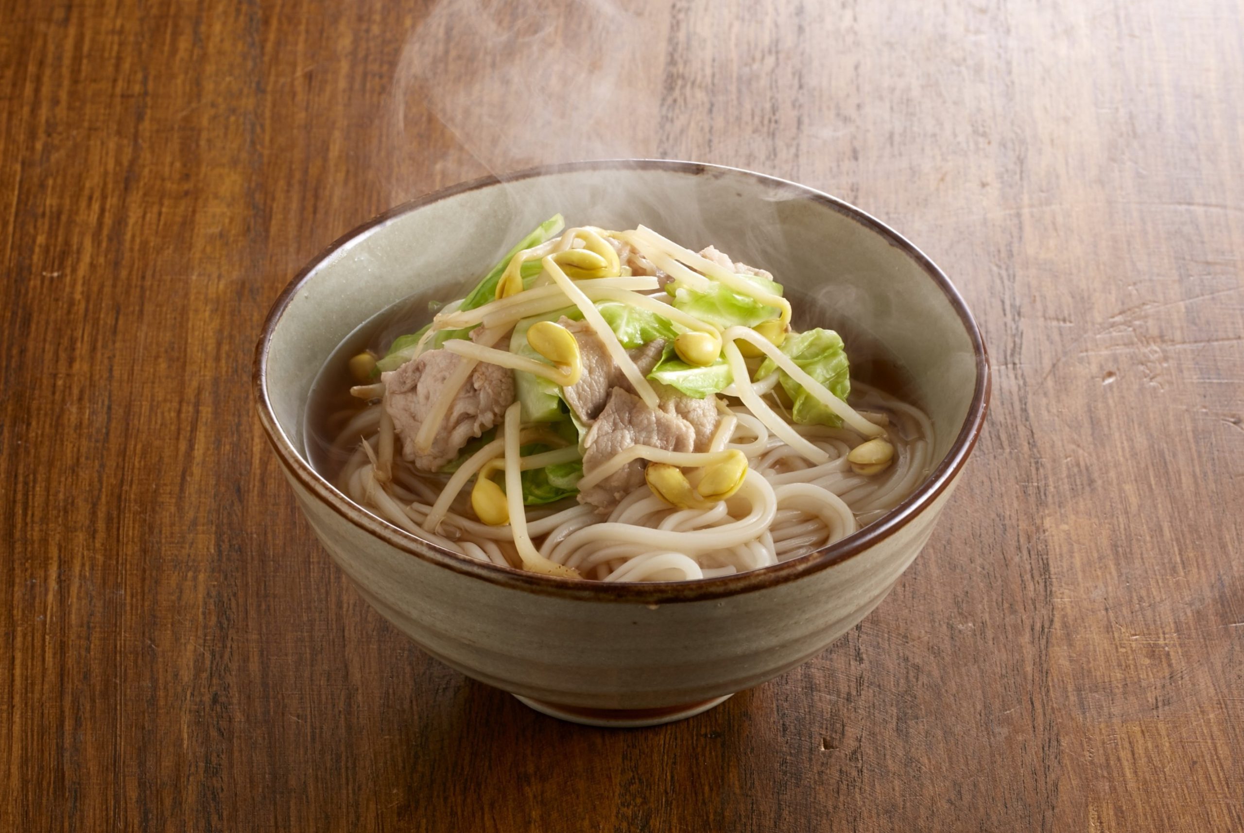 大豆もやしの塩ラーメン風そうめん