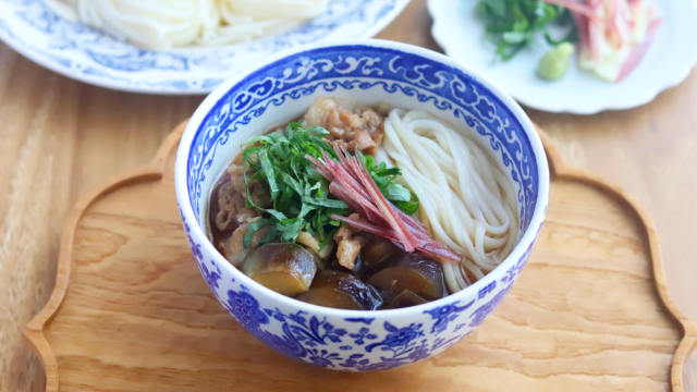ナス豚つけ麺