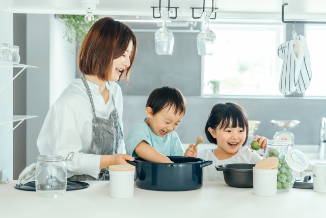 親子で料理