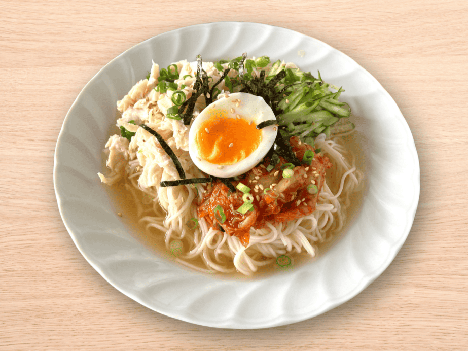 さっぱり冷麺風そうめん