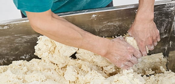 オカベの麺 「ねり」作業