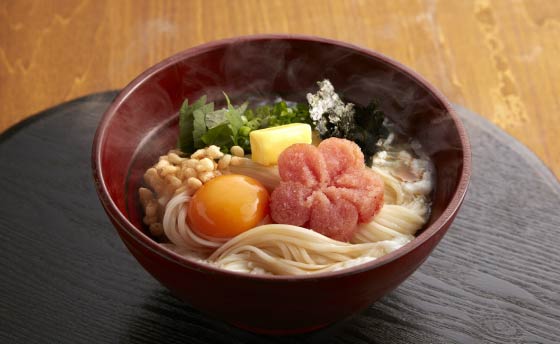 紅白めんたい釜玉のイメージ画像