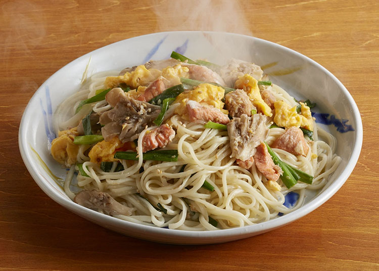 夏野菜の洋風冷麺